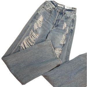 NWT PacSun ripped baggy jeans size 22